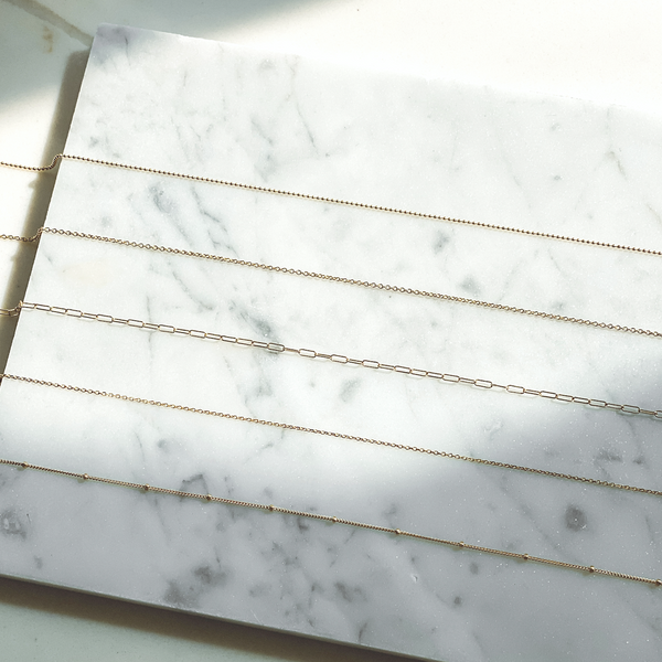 Sarah Chole CHAINS: CABLE CHAIN-14KT GOLD