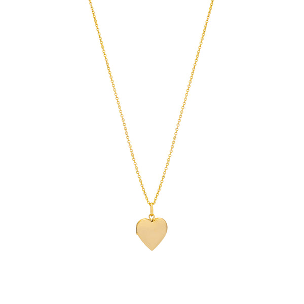 Sarah Chole CHARLI SMALL HEART ENGRAVED LOCKET