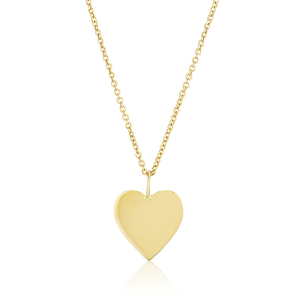 sarah chole CHARMING- LILY SOLID HEART PENDANT