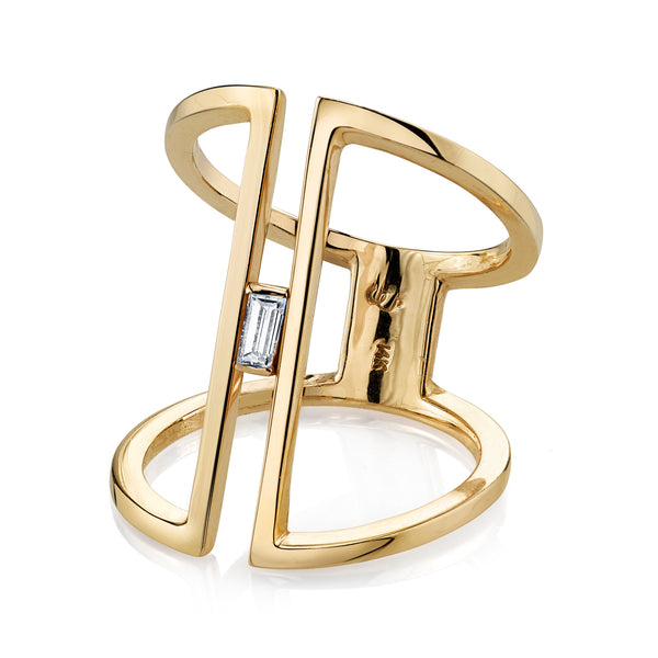 Sarah Chole DANI.ELLA ALI BAGUETTE RING