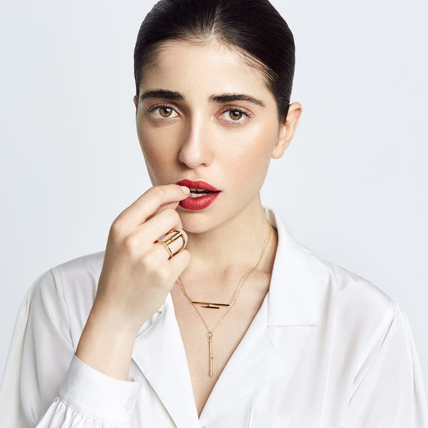 Sarah Chole DANI.ELLA ALI BAGUETTE RING