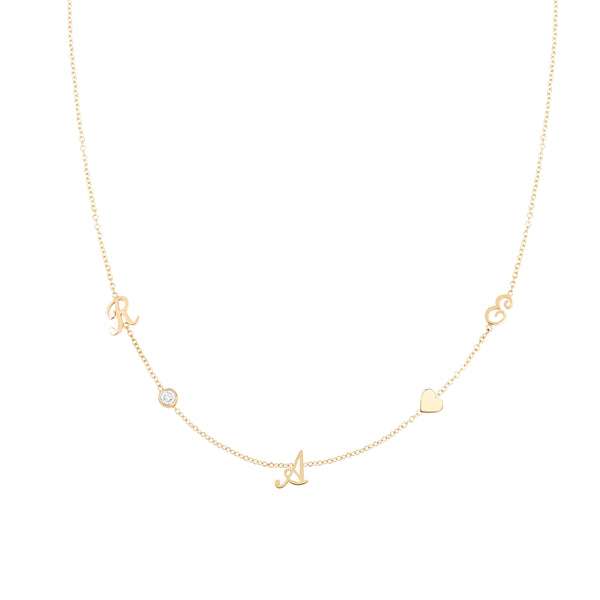 sarah chole DASHA ASYMMETRIC CUSTOM NECKLACE