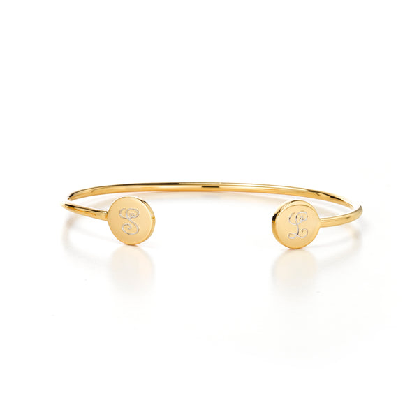 Sarah Chole DOUBLE ELLE ROUND BANGLE