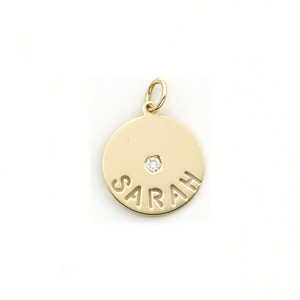 sarah chole ELAVA NAME MEDALLION-LOOSE