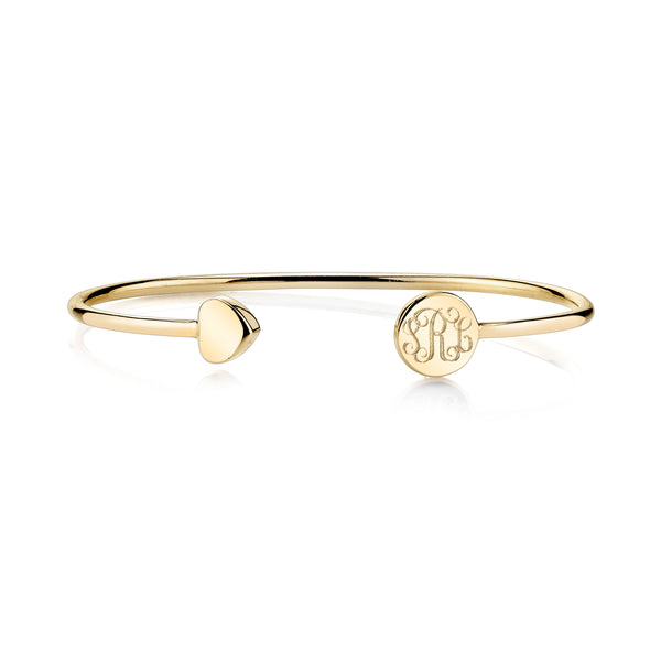sarah chole ELLE HEART-ROUND BANGLE