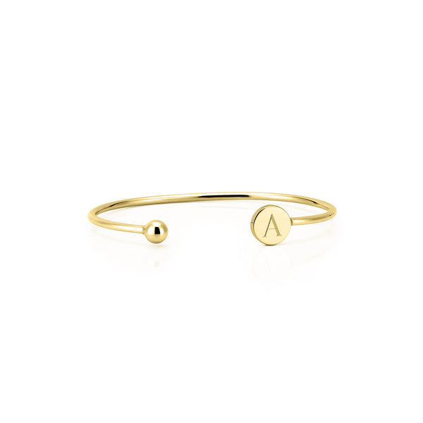Sarah Chole ELLE ROUND INITIAL BANGLE
