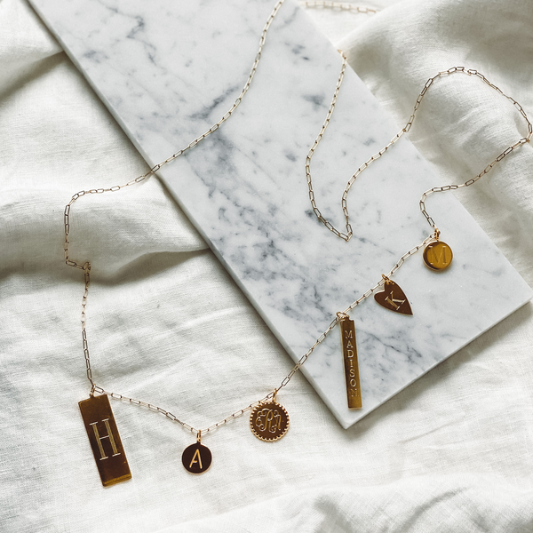 Sarah Chole EVA INITIAL NECKLACE