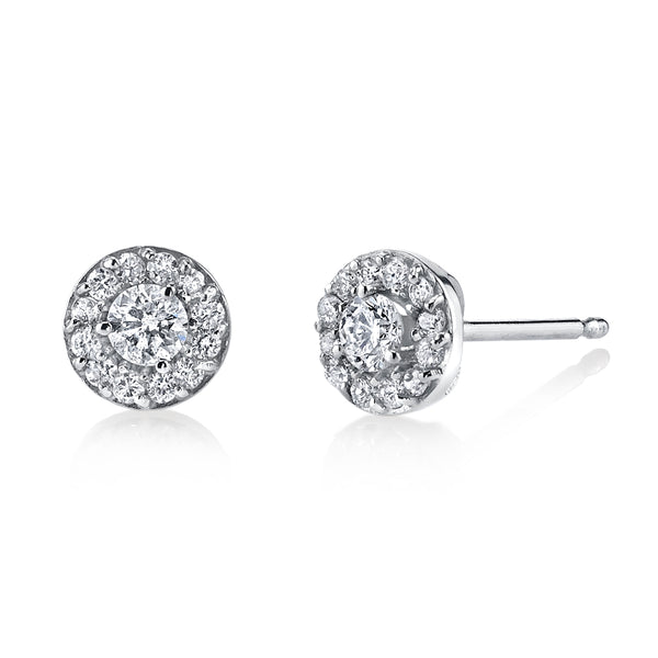 sarah chole HALO DIAMOND STUDS