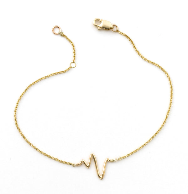 sarah chole HEART.BEAT CHAIN BRACELET