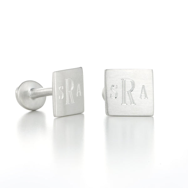 Sarah Chole HOMME-SQUARE CUFFLINKS