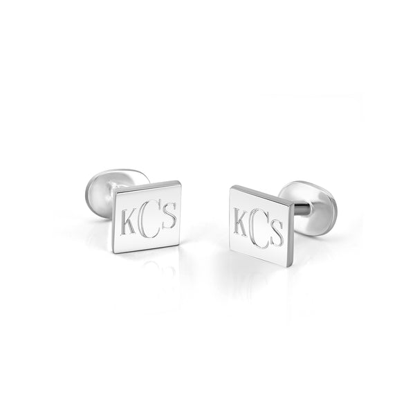 sarah chole HOMME-SQUARE CUFFLINKS