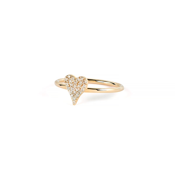 sarah chole KAIA PAVE HEART RING