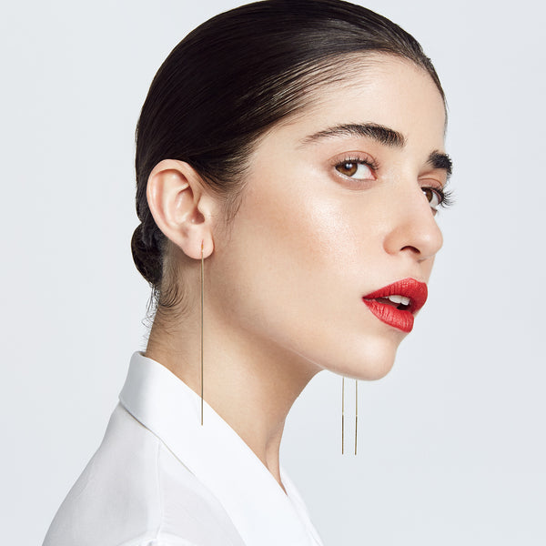 Sarah Chole KARLA THREADED WIRE EARRINGS