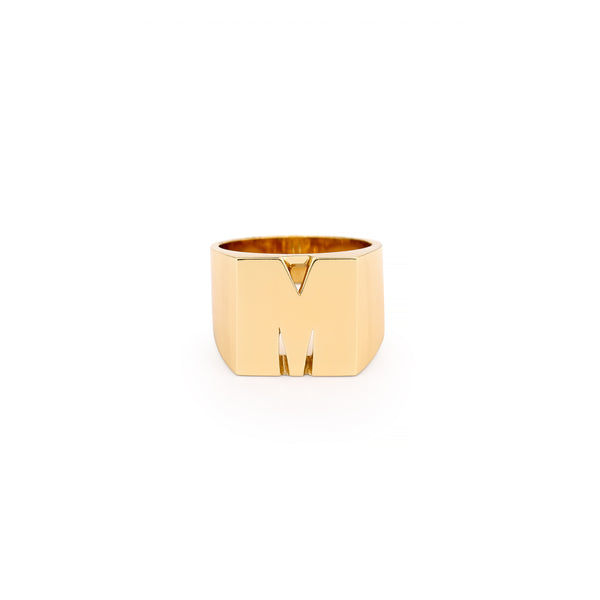 Sarah Chole KENTIAN SIGNET RING - SINGLE INITIAL