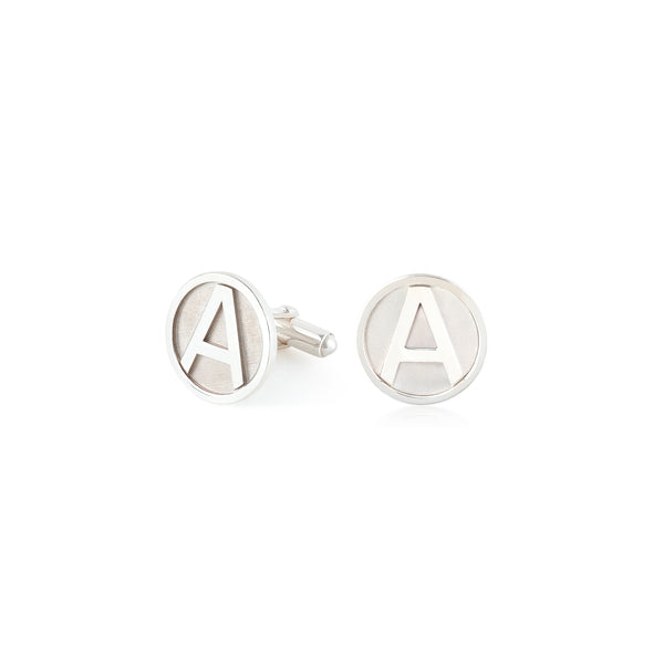sarah chole KIYLA INITIAL CUFFLINKS