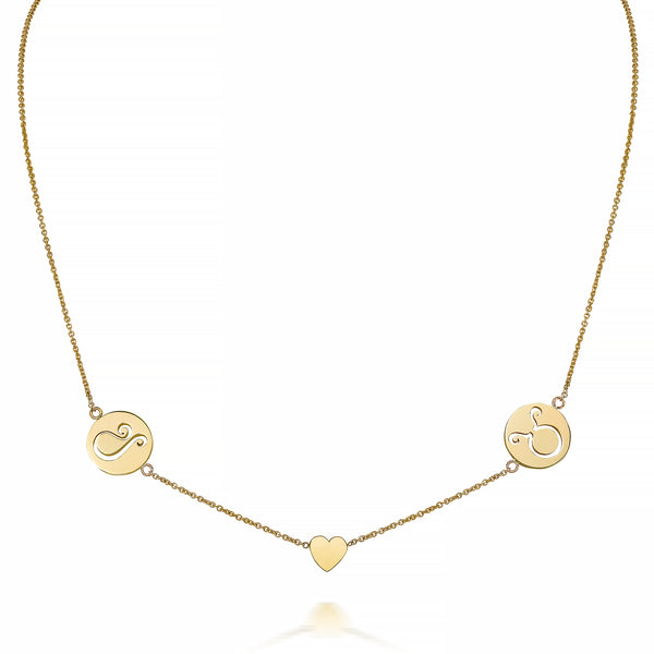 sarah chole KYLA DUO ZODIAC NECKLACE