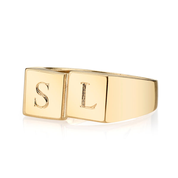 sarah chole LANA DUO SIGNET RING