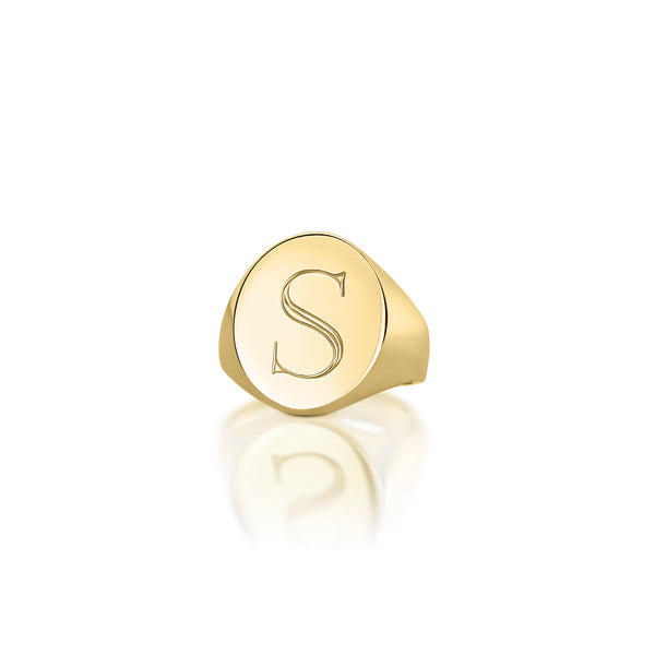 sarah chole LANA PINKY OVAL SIGNET RING