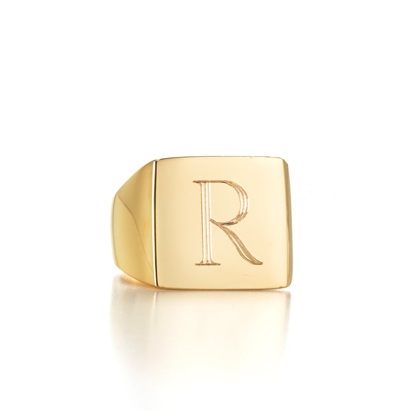 Sarah Chole LANA SQUARE SIGNET RING