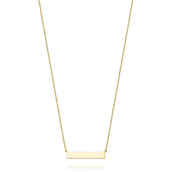 Sarah Chole LEIGH BAR NECKLACE WITH PREVIEW