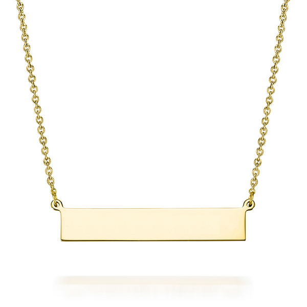 Sarah Chole LEIGH BAR NECKLACE WITH PREVIEW