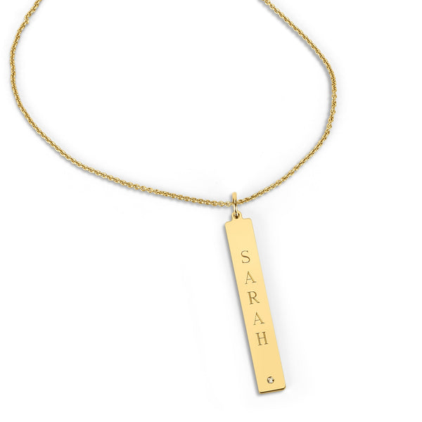 sarah chole LEIGH ID BAR PENDANT