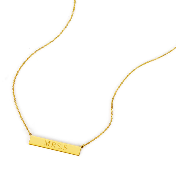 Sarah Chole LEIGH ID NECKLACE