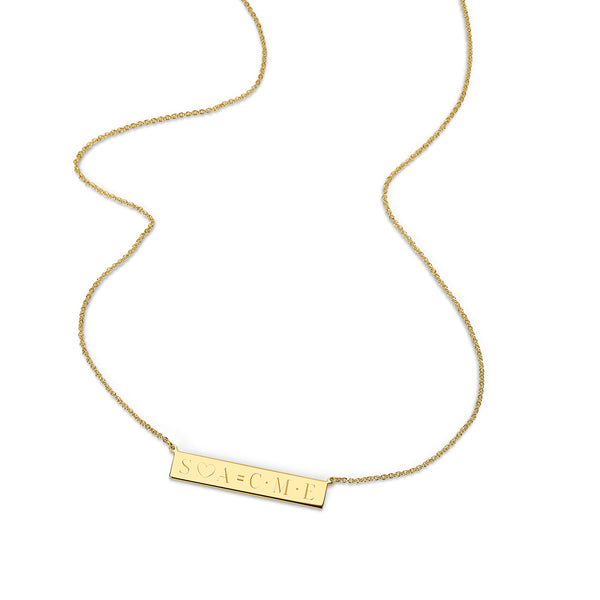 Sarah Chole LEIGH ID NECKLACE