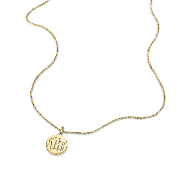 sarah chole LIA ENGRAVED NECKLACE