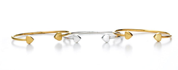 Sarah Chole LILY HEART BANGLE