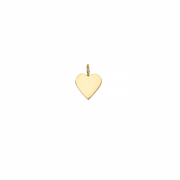 sarah chole LILY SOLID HEART CHARM-LOOSE