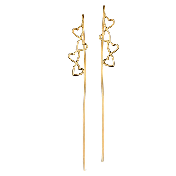 sarah chole LOVE COUNT® KARLA THREADED EARRINGS