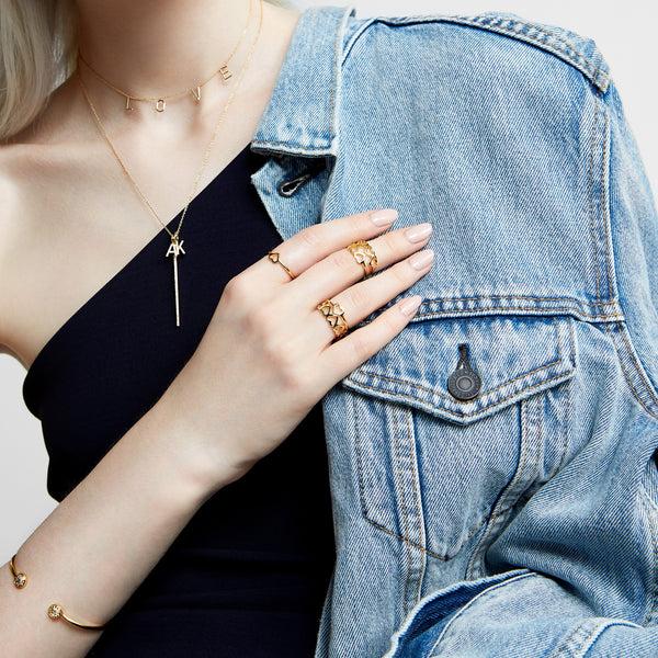 Sarah Chole LOVE COUNT® STACKABLE RING - 3 HEARTS