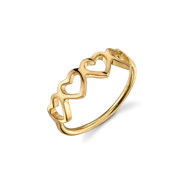 sarah chole LOVE COUNT® STACKABLE RING - 4 HEARTS