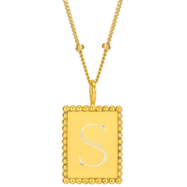 Sarah Chole MADI RECTANGLE MEDALLION