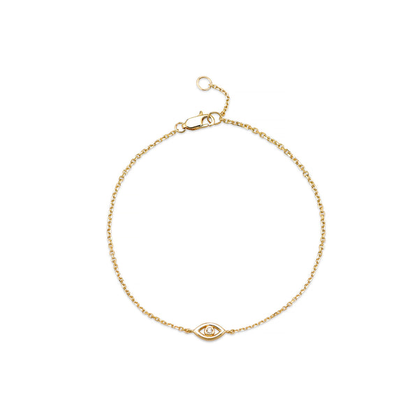sarah chole MASIEL MINI EVIL EYE CHAIN BRACELET