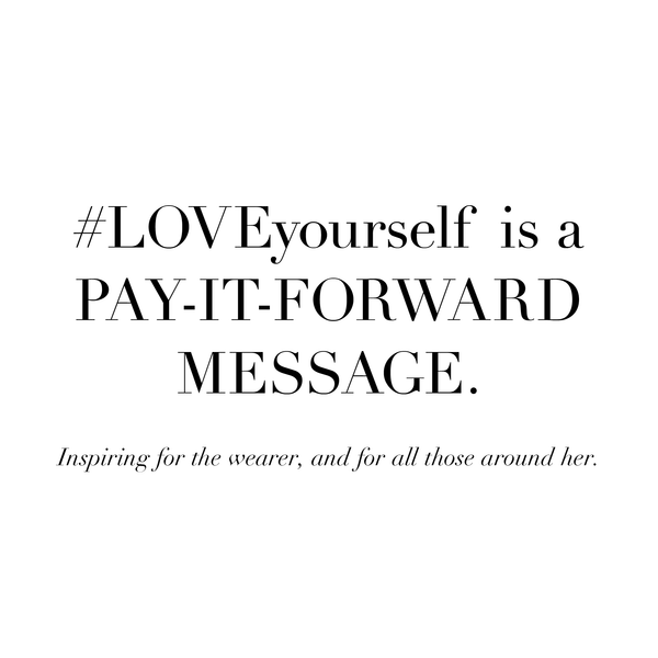 Sarah Chole MRSxSC LOVEYOURSELF CHAIN BRACELET