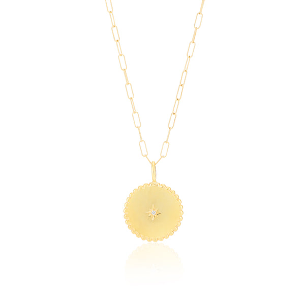 sarah chole MRxSC EDIT- ALAIA DIAMOND MEDALLION