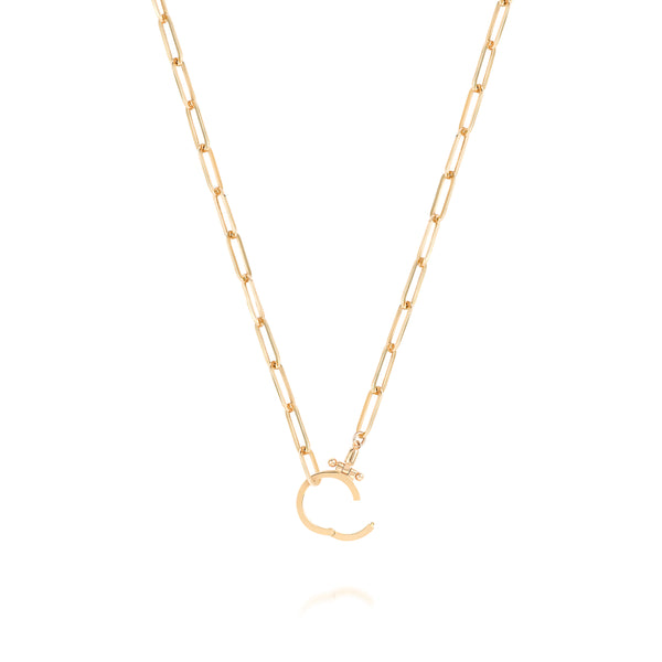 sarah chole REMI LARGE HINGE CHARM NECKLACE