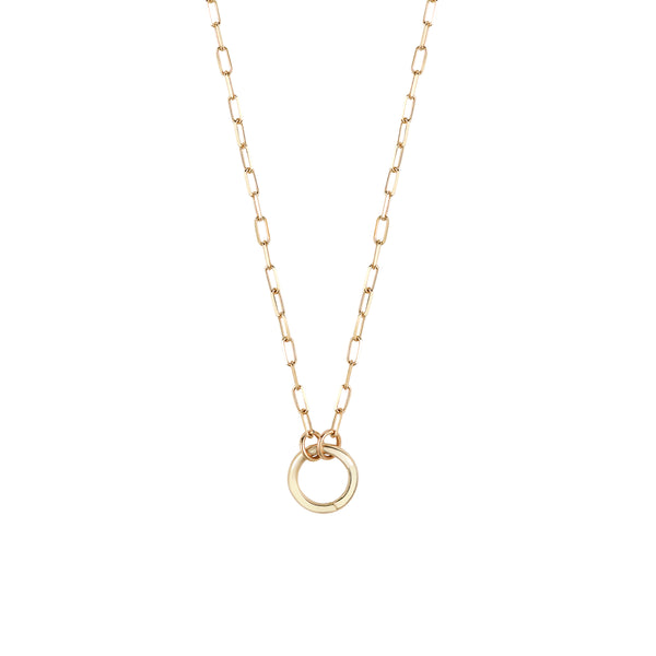 sarah chole REMI MINI HINGE CHARM NECKLACE
