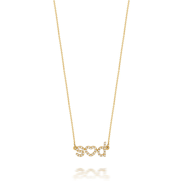 Sarah Chole RIAVA DIAMOND DUO DIAMOND NECKLACE