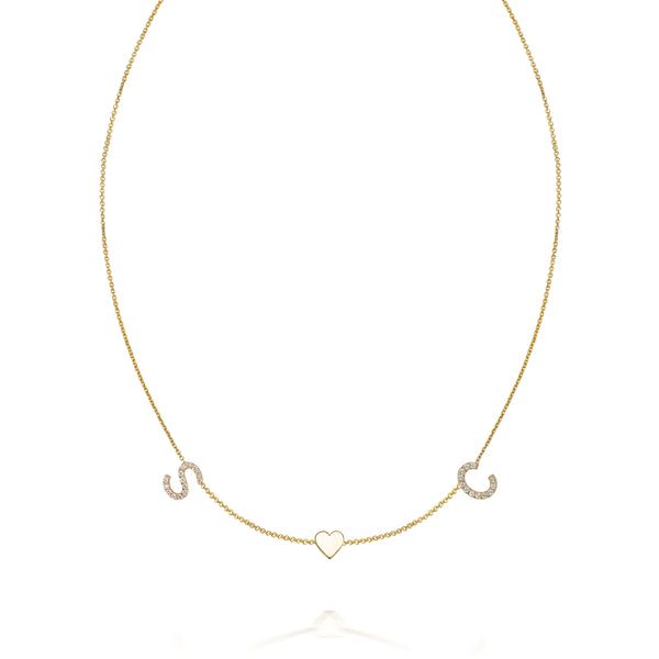 Sarah Chole SHAYNA DIAMOND DUO NECKLACE