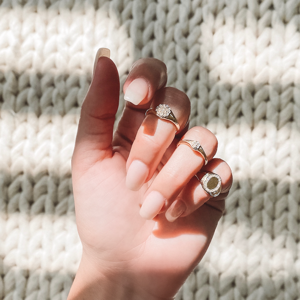 Sarah Chole SIMONA DIAMOND SIGNET RING