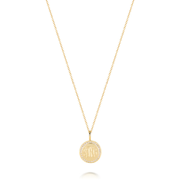 Sarah Chole SIMONA ENGRAVED MEDALLION-LOOSE