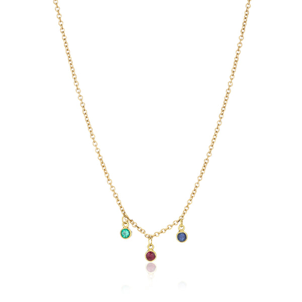 Sarah Chole SLDA BIRTHSTONE CUSTOM DANGLE NECKLACE