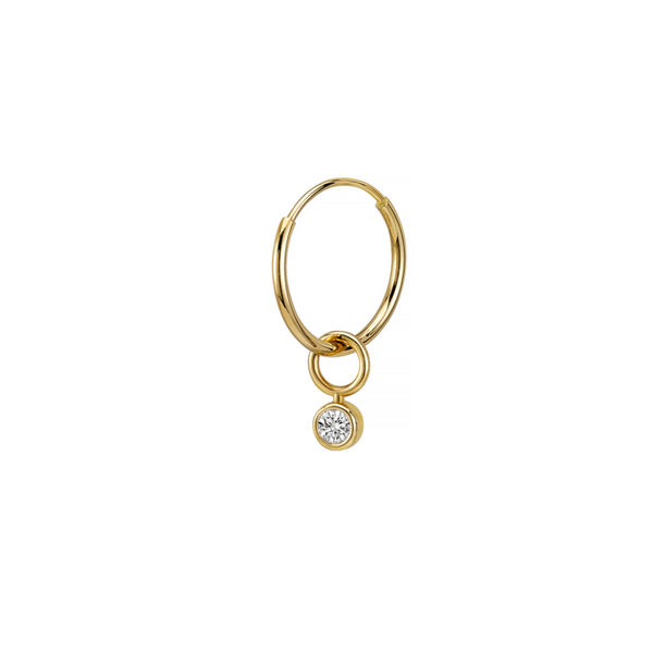 sarah chole SLDA BIRTHSTONE HOOP SINGLES