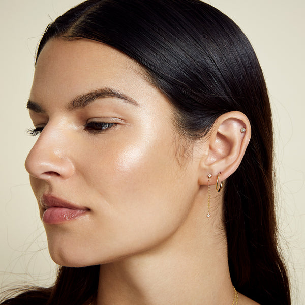 Sarah Chole SLDA CLASSIC GOLD HOOP EARRING SINGLE