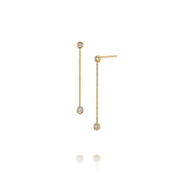 sarah chole SLDA DIAMOND DROP EARRINGS