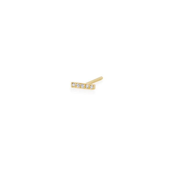 Sarah Chole SLDA MINI DIAMOND BAR EARRING SINGLE