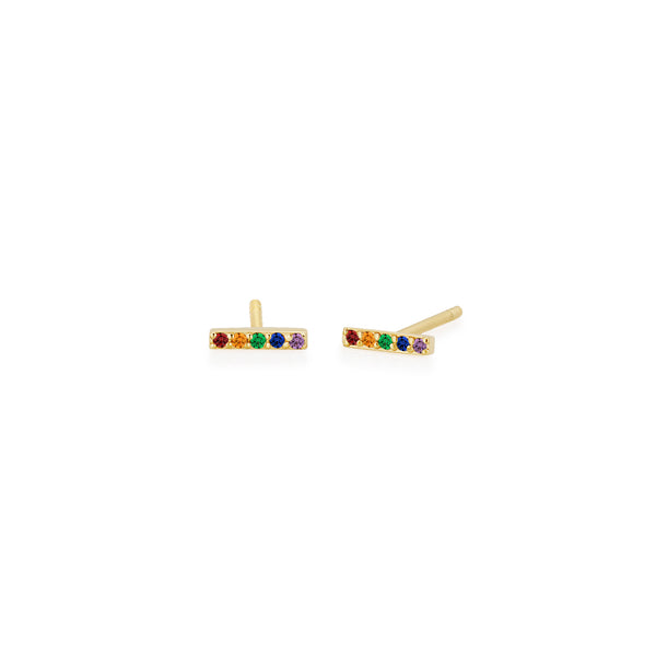 sarah chole SLDA MINI RAINBOW BAR EARRING SINGLE
